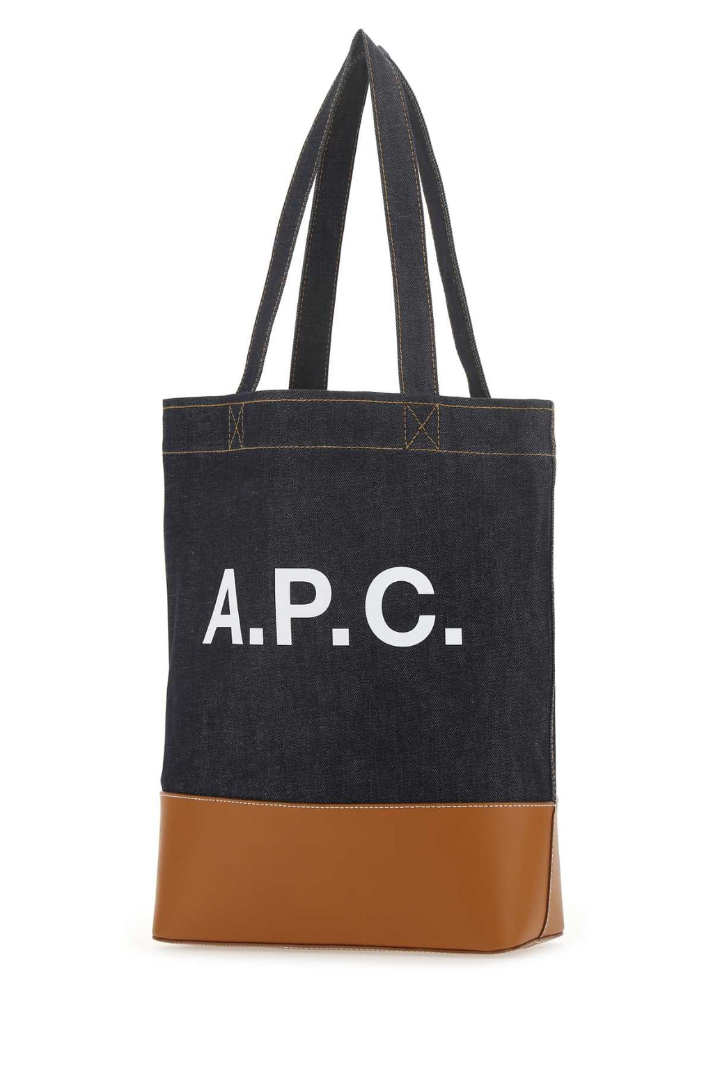 A.P.C. Men Dark Blue Denim Cohlo Handbag