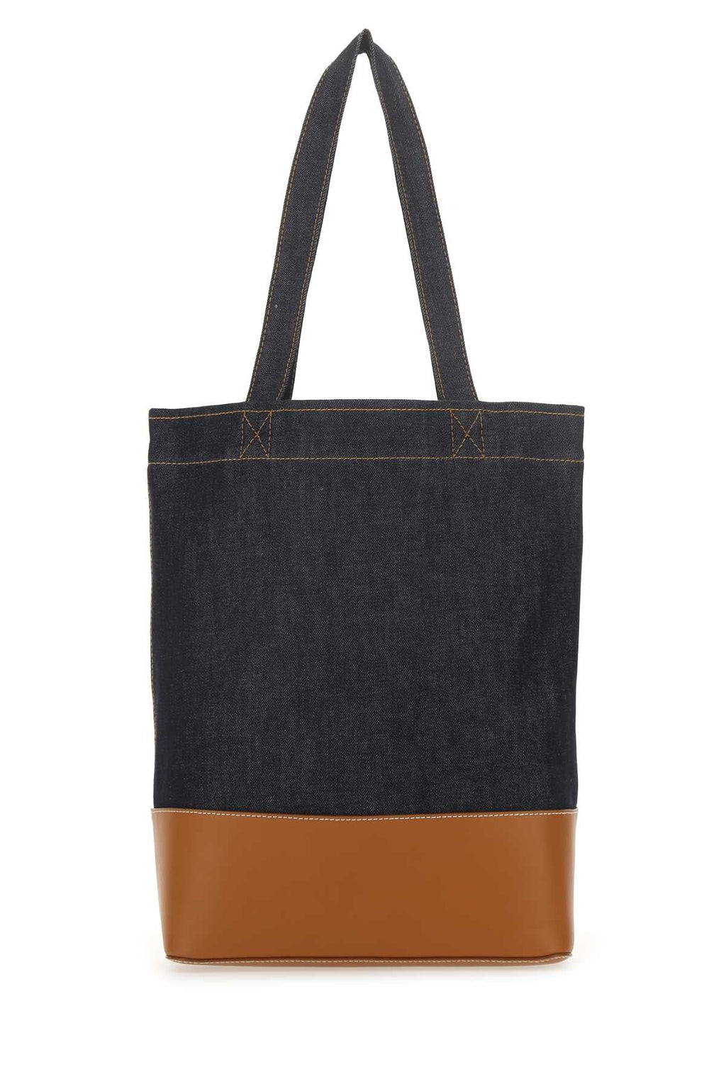 A.P.C. Men Dark Blue Denim Cohlo Handbag