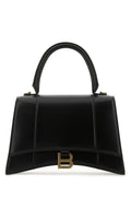 Balenciaga Women Black Leather Medium Hourglass Handbag