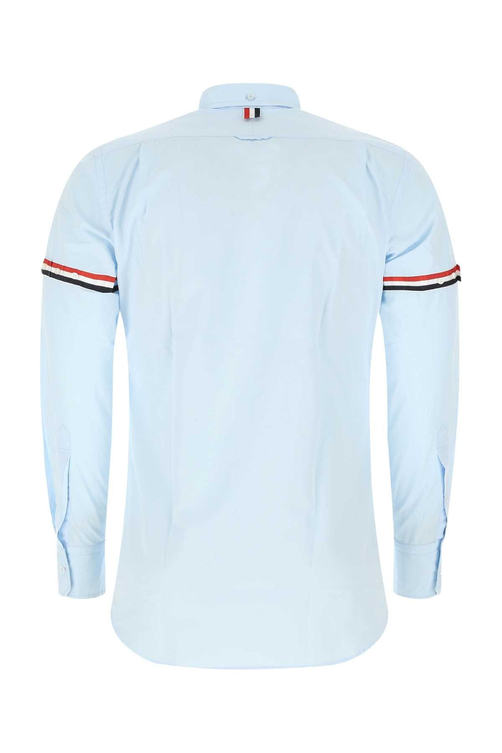 Thom Browne Men Powder Blue Cotton Shirt