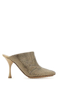 Bottega Veneta Women Embellished Suede Sparkle Dot Sock Mules