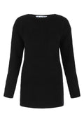 Off White Women Black Wool Sweater