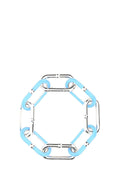 Bottega Veneta Women Two-Tone Silver Chain Bracelet