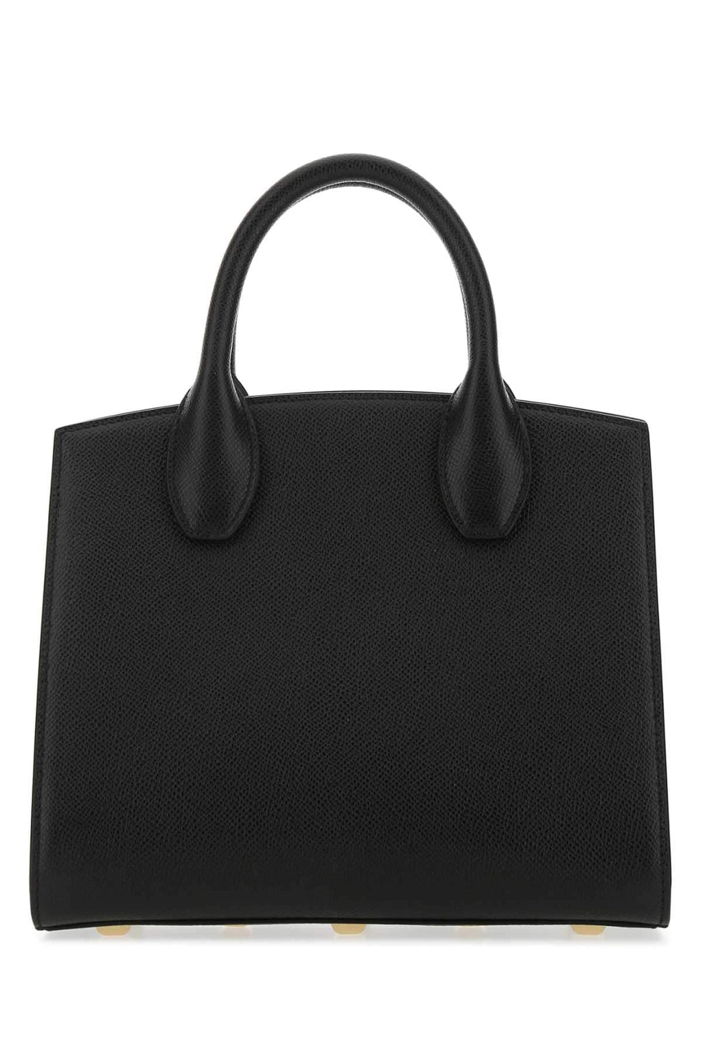 Salvatore Ferragamo Women Black Leather The Studio Handbag