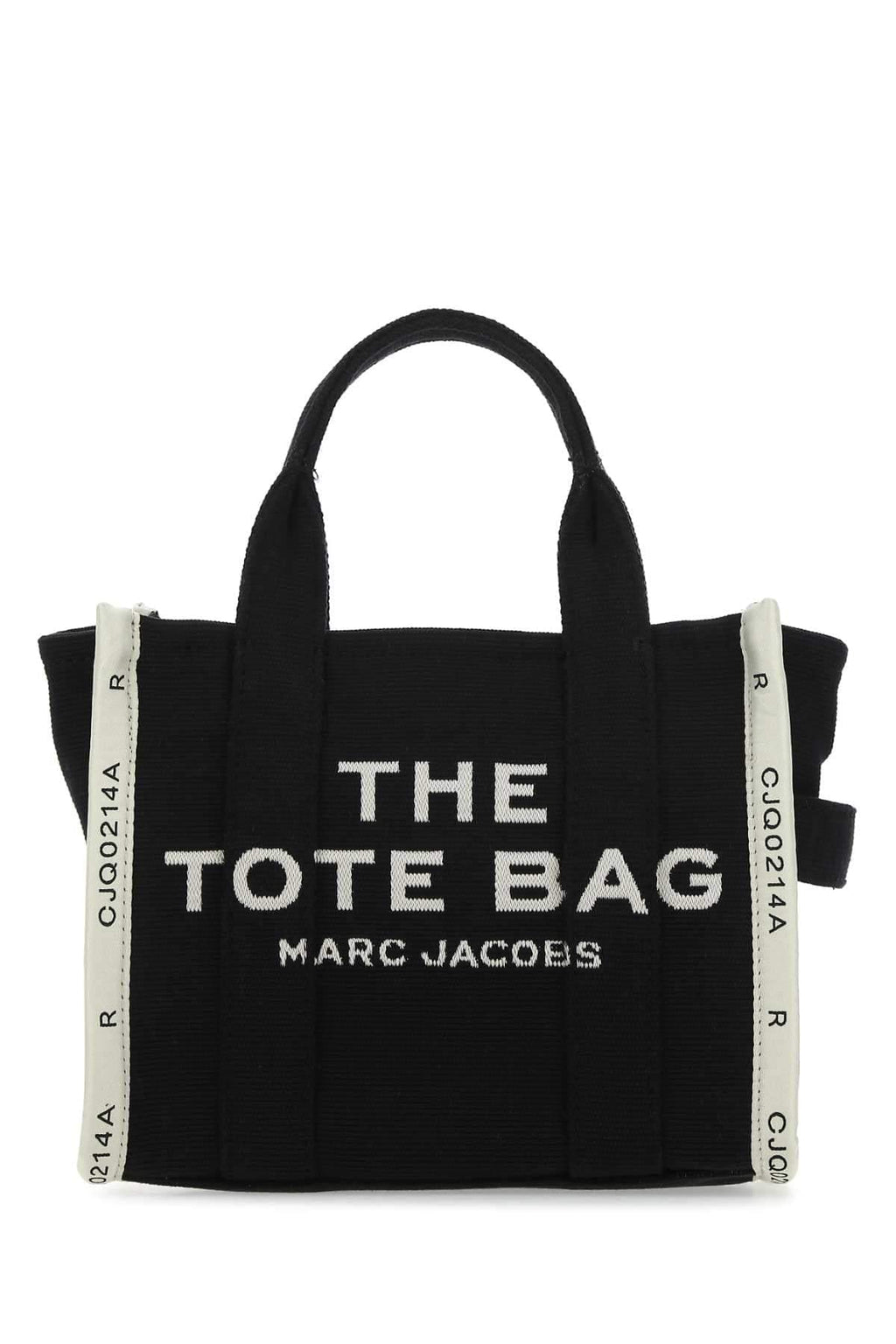 Marc Jacobs Women Black Canvas The Tote Shopping Bag