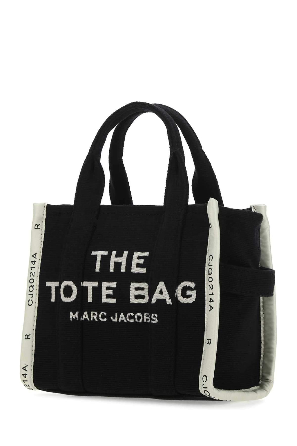 Marc Jacobs Women Black Canvas The Tote Shopping Bag