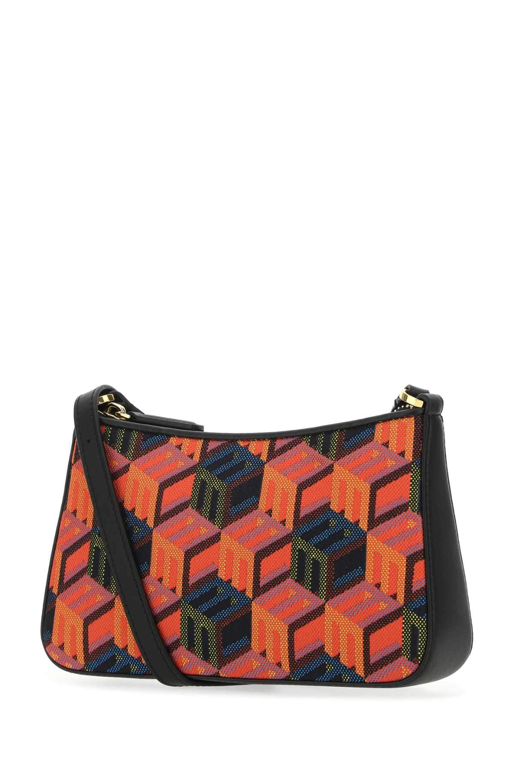 Mcm Women Embroidered Fabric Rockstar Crossbody Bag