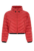 Prada Women Red Polyurethane Blend Padded Jacket