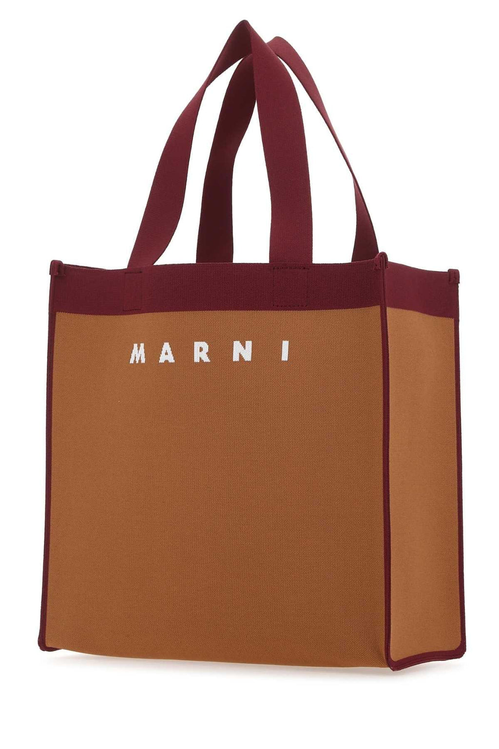 Marni Women Two-Tone Fabric Medium Shopping Bag