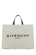 Givenchy Women Ivory Canvas Medium G Shopping Bag