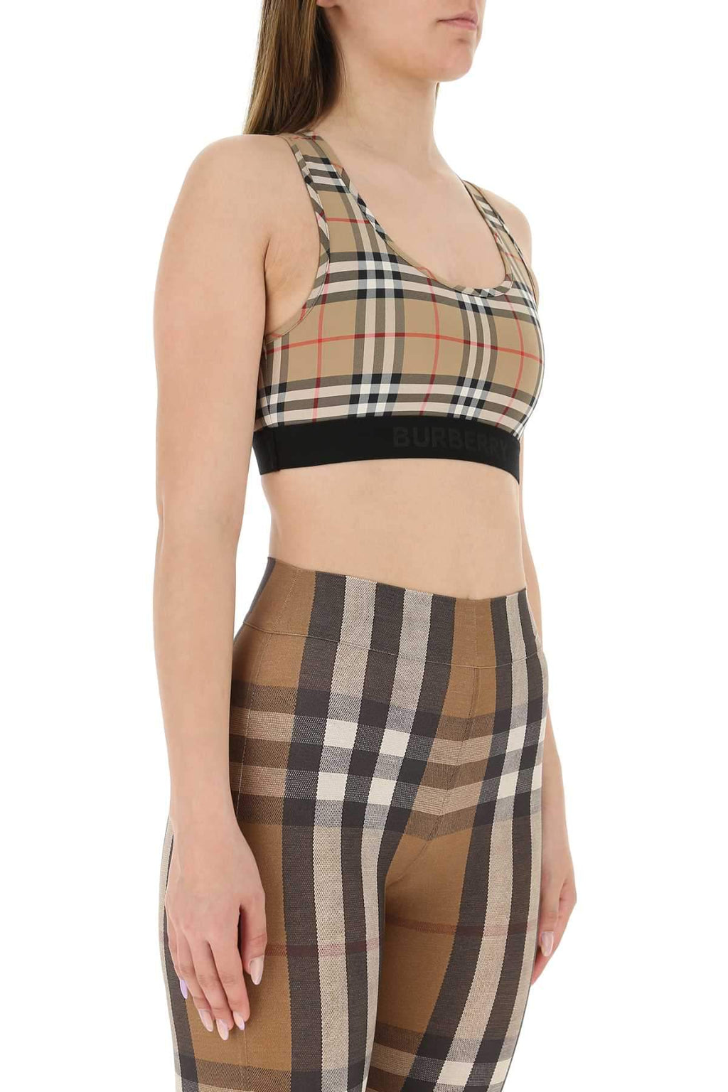 Burberry Women Printed Stretch Nylon Top