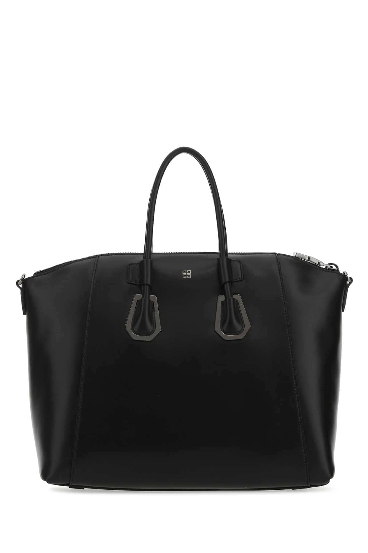 Givenchy Women Black Leather Small Antigona Sport Handbag