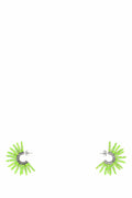Bottega Veneta Women Acid Green 925 Silver Cone Earrings