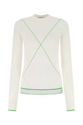 Bottega Veneta Women White Viscose Blend Sweater