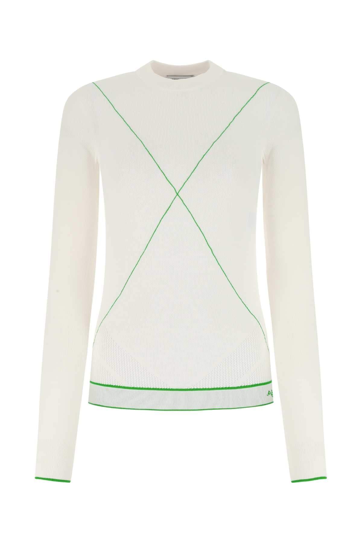 Bottega Veneta Women White Viscose Blend Sweater