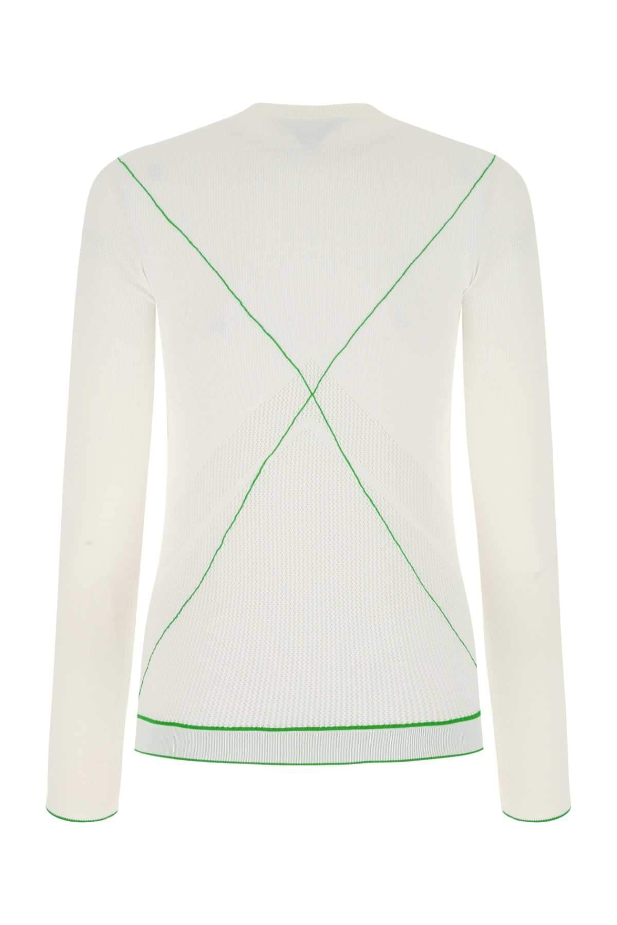 Bottega Veneta Women White Viscose Blend Sweater