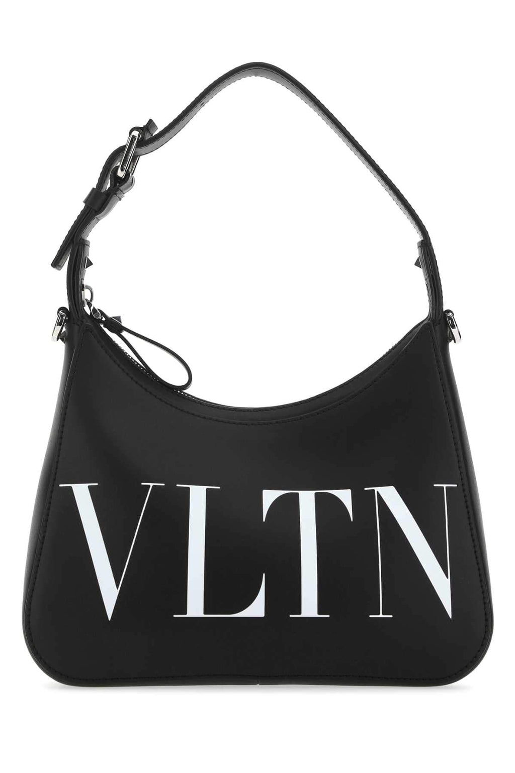 Valentino Garavani Men Black Leather Vltn Handbag
