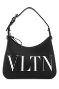 Valentino Garavani Men Black Leather Vltn Handbag