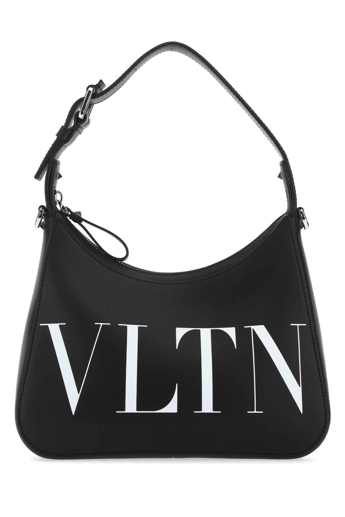 Valentino Garavani Men Black Leather Vltn Handbag