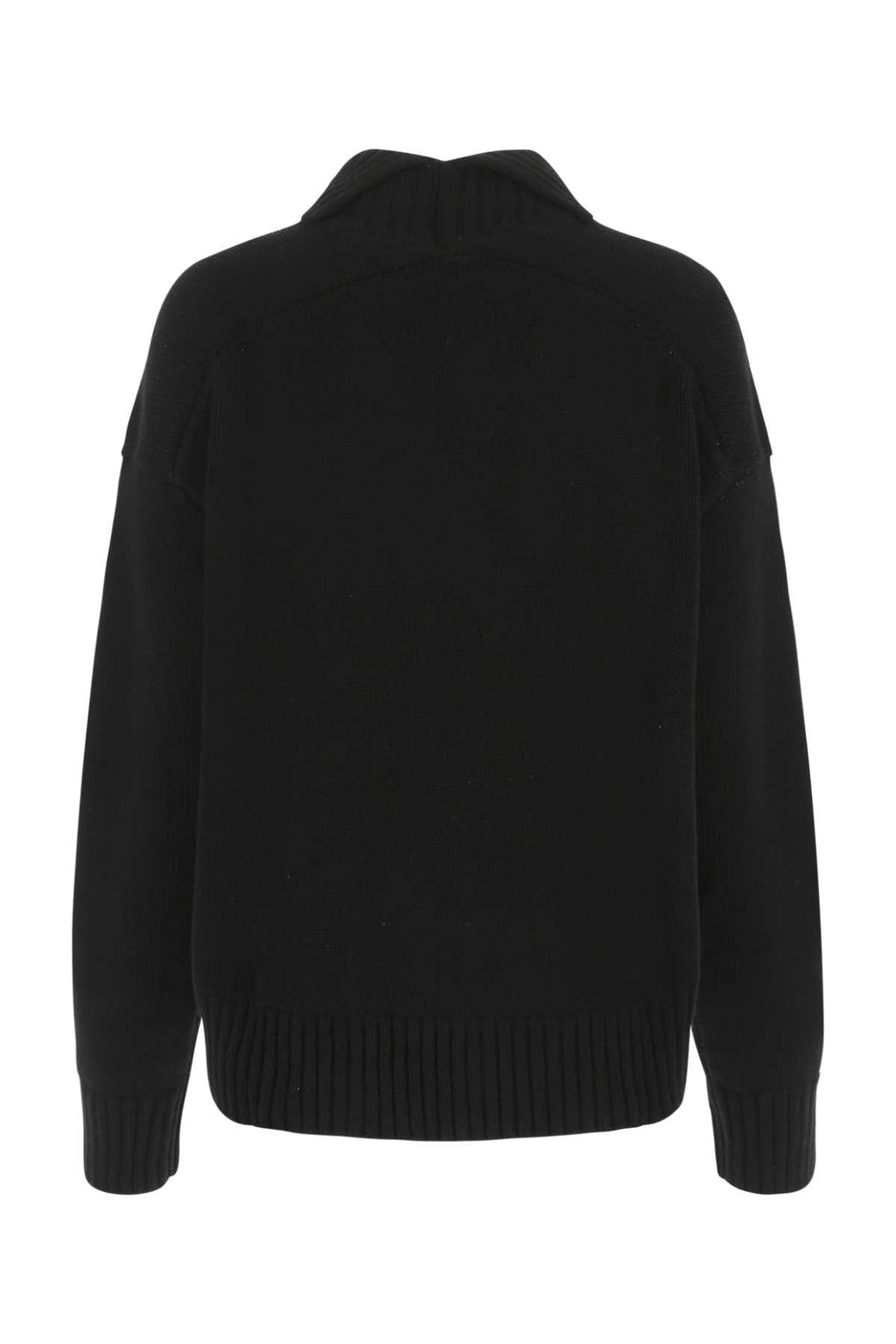 Jil Sander Women Black Cashmere Blend Oversize Sweater