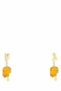 Palm Angels Women Golden Metal Earrings
