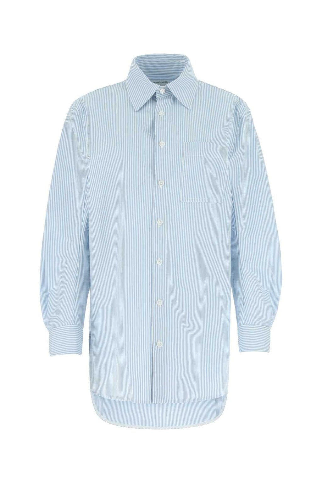 Bottega Veneta Women Embroidered Cotton Oversize Shirt