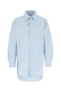 Bottega Veneta Women Embroidered Cotton Oversize Shirt