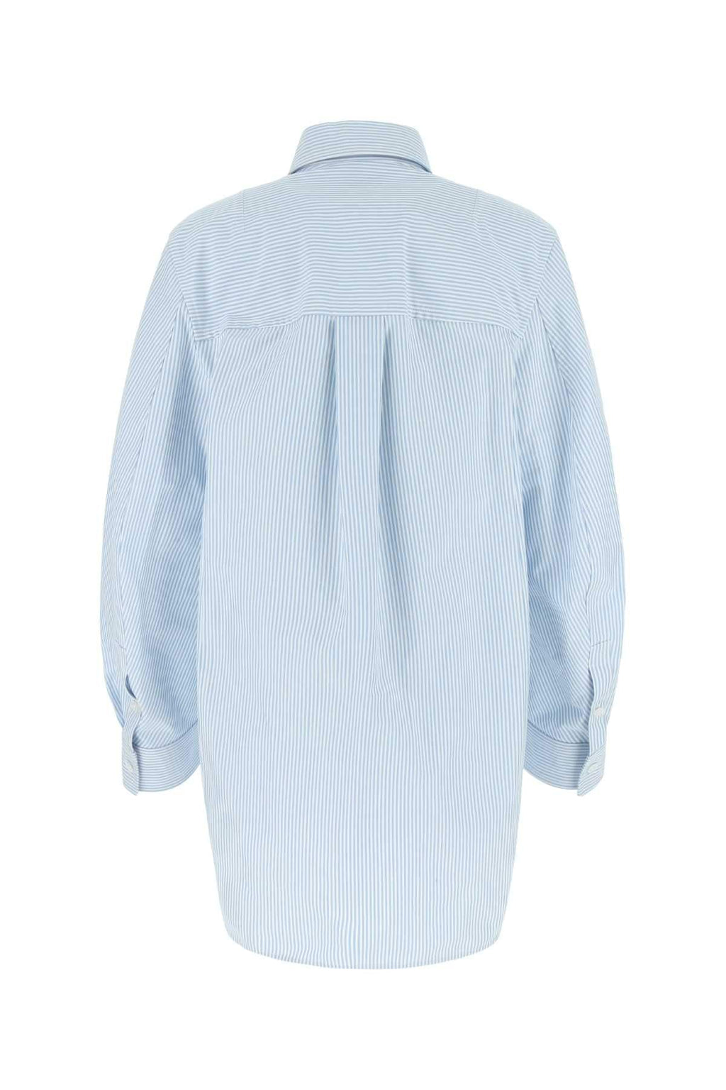 Bottega Veneta Women Embroidered Cotton Oversize Shirt