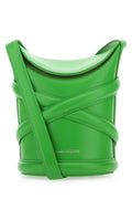 Alexander Mcqueen Women Grass Green The Curve Bucket Hat