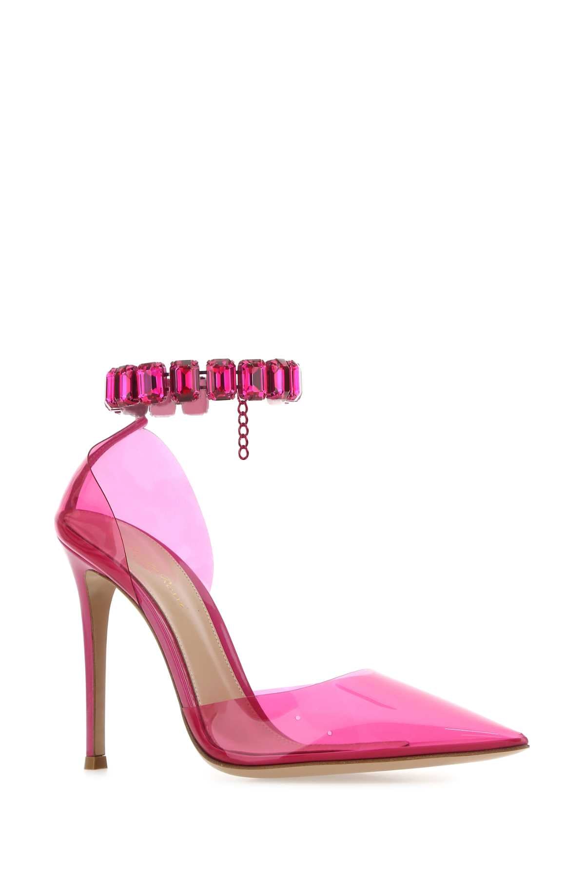 Gianvito Rossi Women Fuchsia Pvc Pumps
