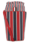 Thom Browne Women Printed Leather Mini Bucket Bag