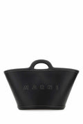 Marni Women Black Leather Small Tropicalia Handbag