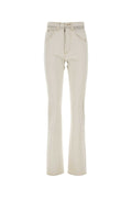 Maison Margiela Women Chalk Denim Jeans