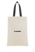Jil Sander Women Sand Canvas Shopping Bag