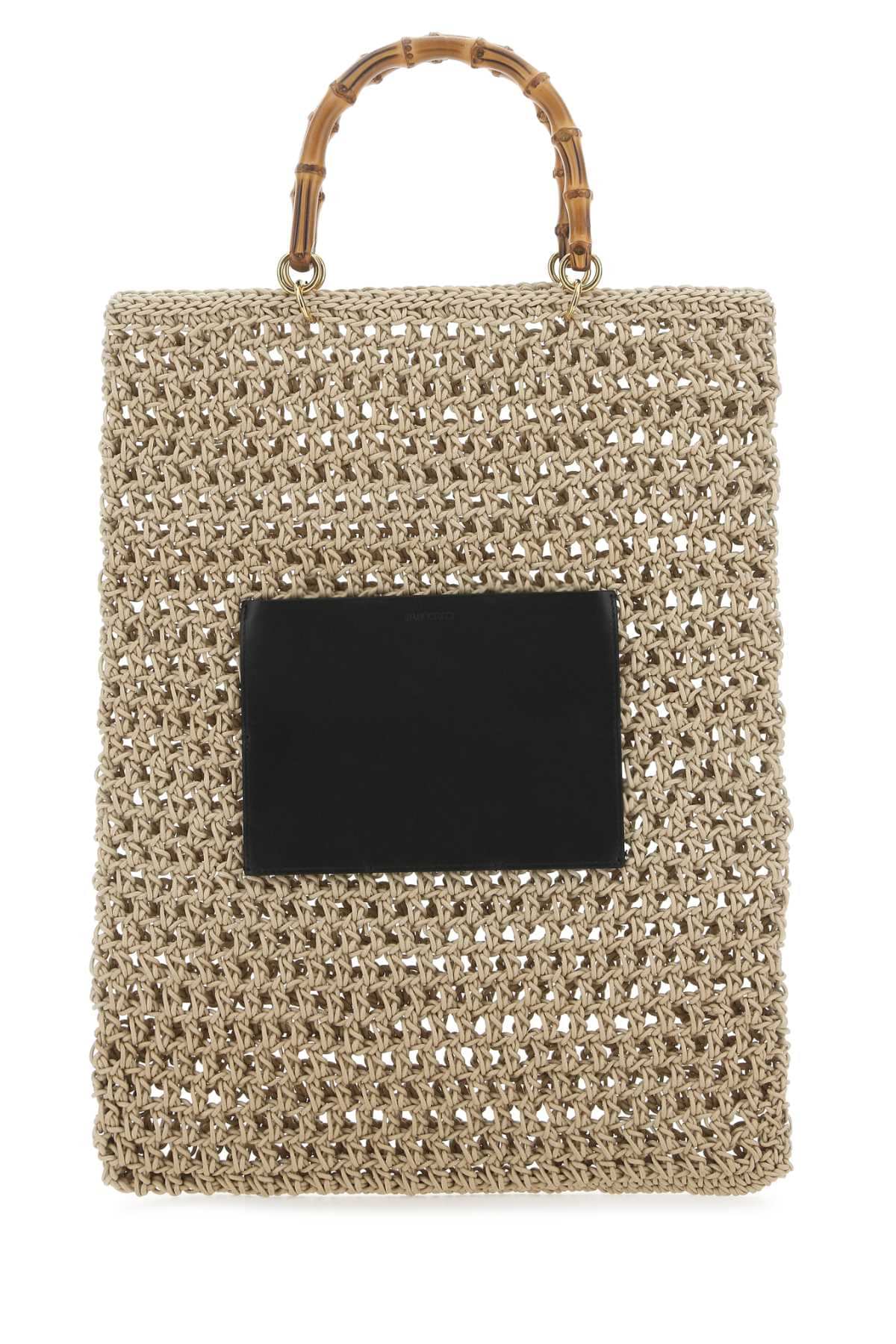 Jil Sander Women Beige Rope Medium Shopping Bag