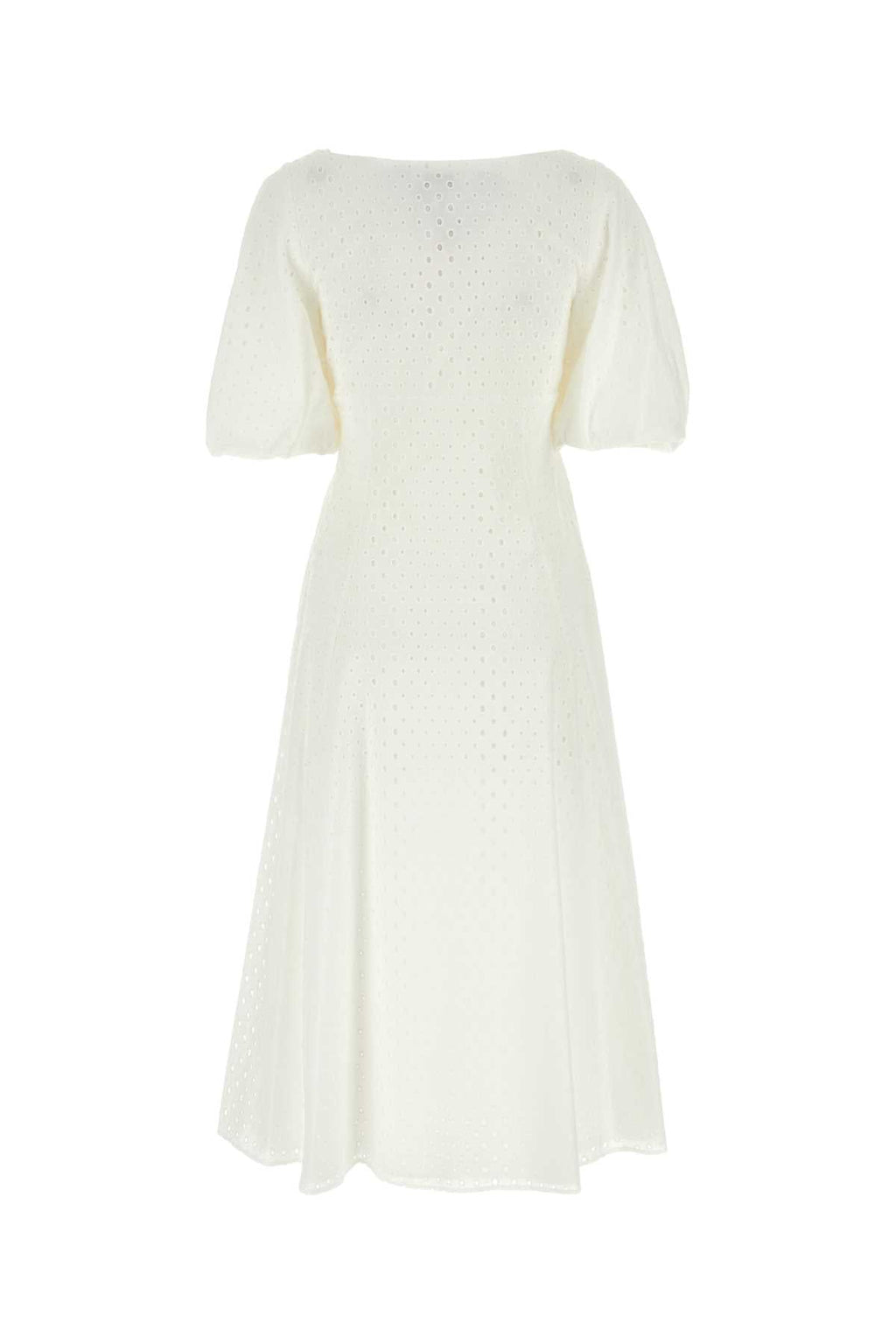 Kenzo Women White Broderie Anglaise Dress