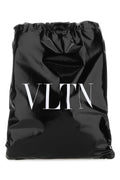 Valentino Garavani Men Black Leather Vltn Sack