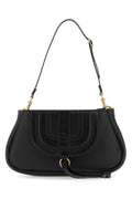 Chloe Women Black Leather Marcie Clutch