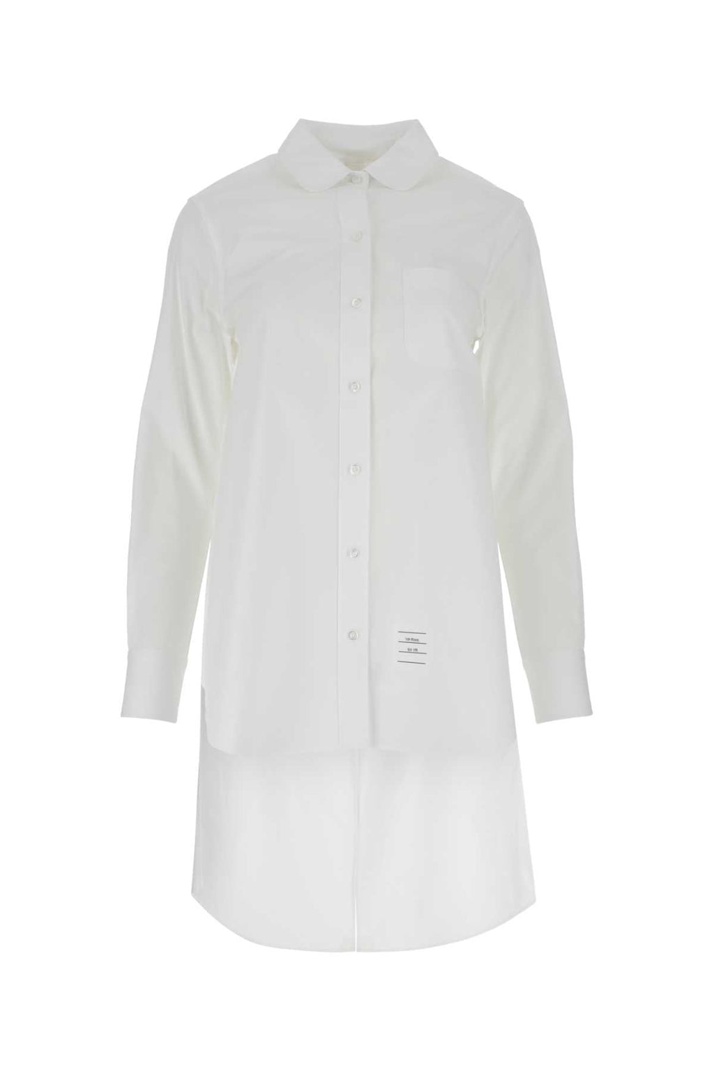 Thom Browne Women White Poplin Oversize Shirt