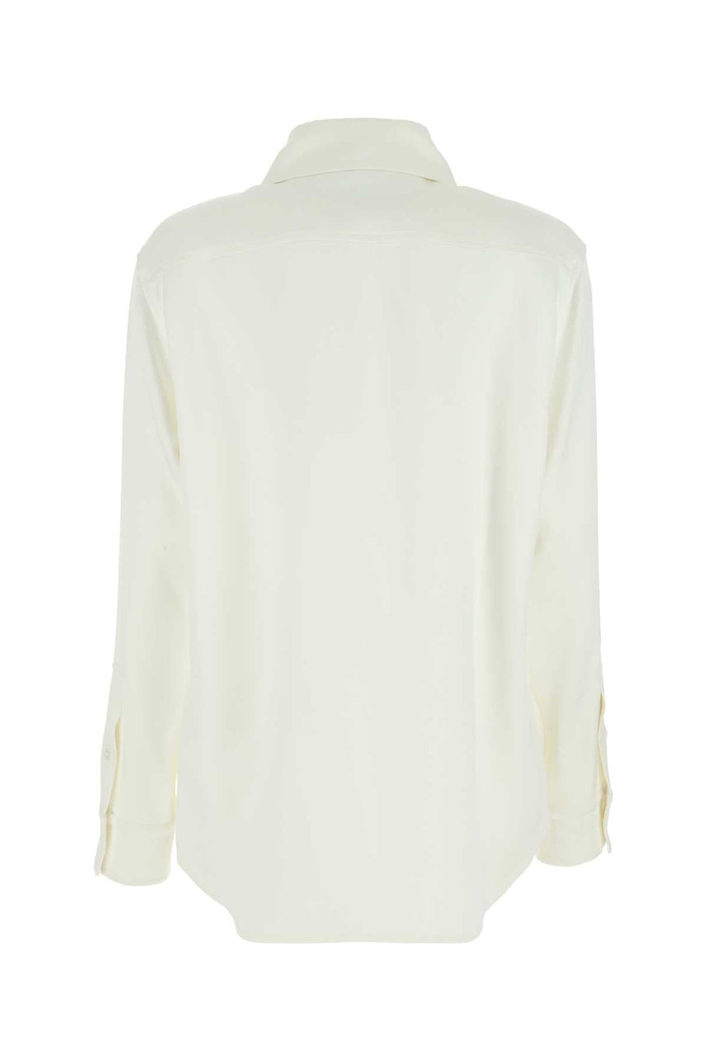 Bottega Veneta Women Ivory Satin Shirt