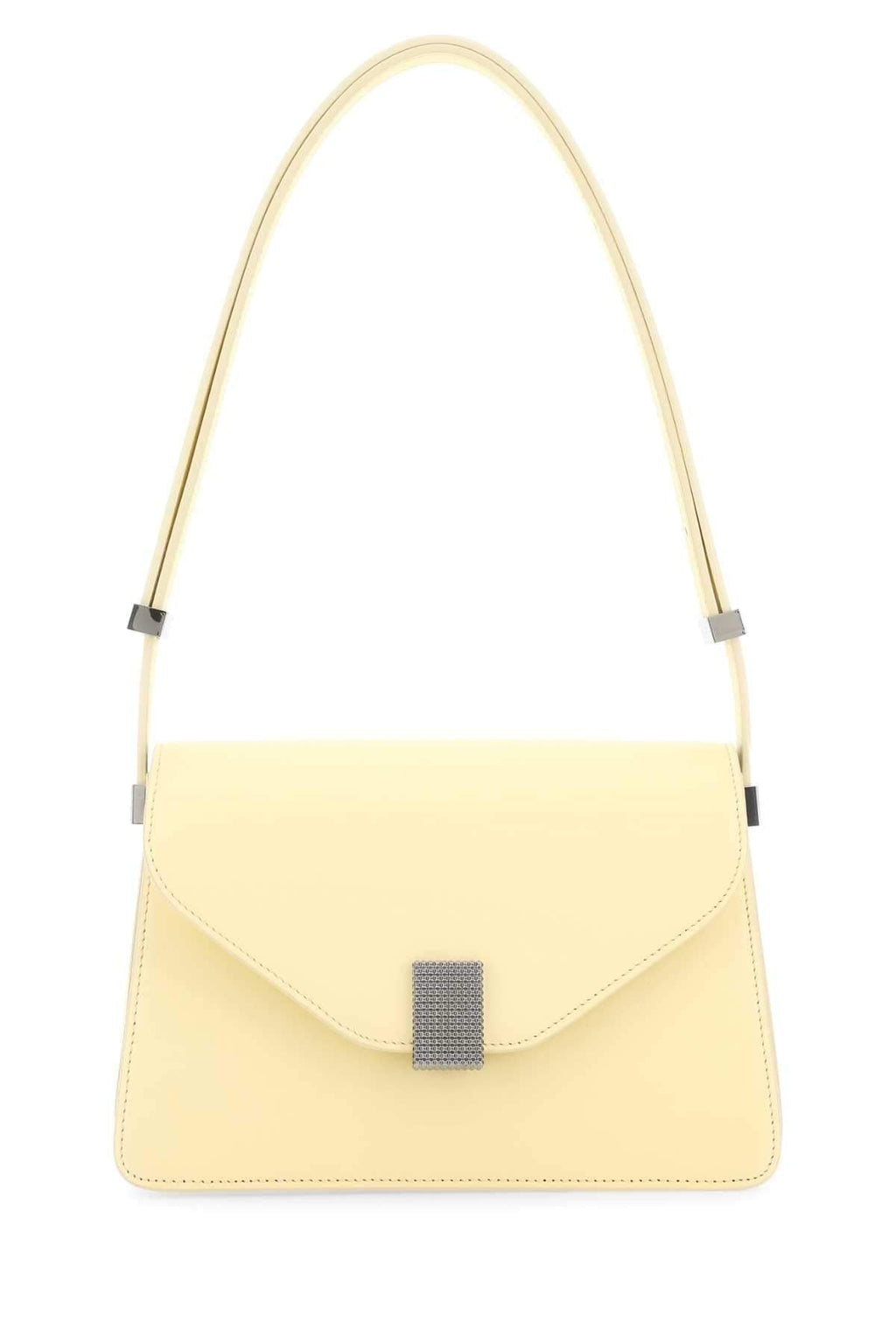 Lanvin Women Pastel Yellow Leather Concerto Shoulder Bag