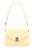 Lanvin Women Pastel Yellow Leather Concerto Shoulder Bag