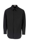 Valentino Garavani Men Black Tech Nylon Oversize Shirt