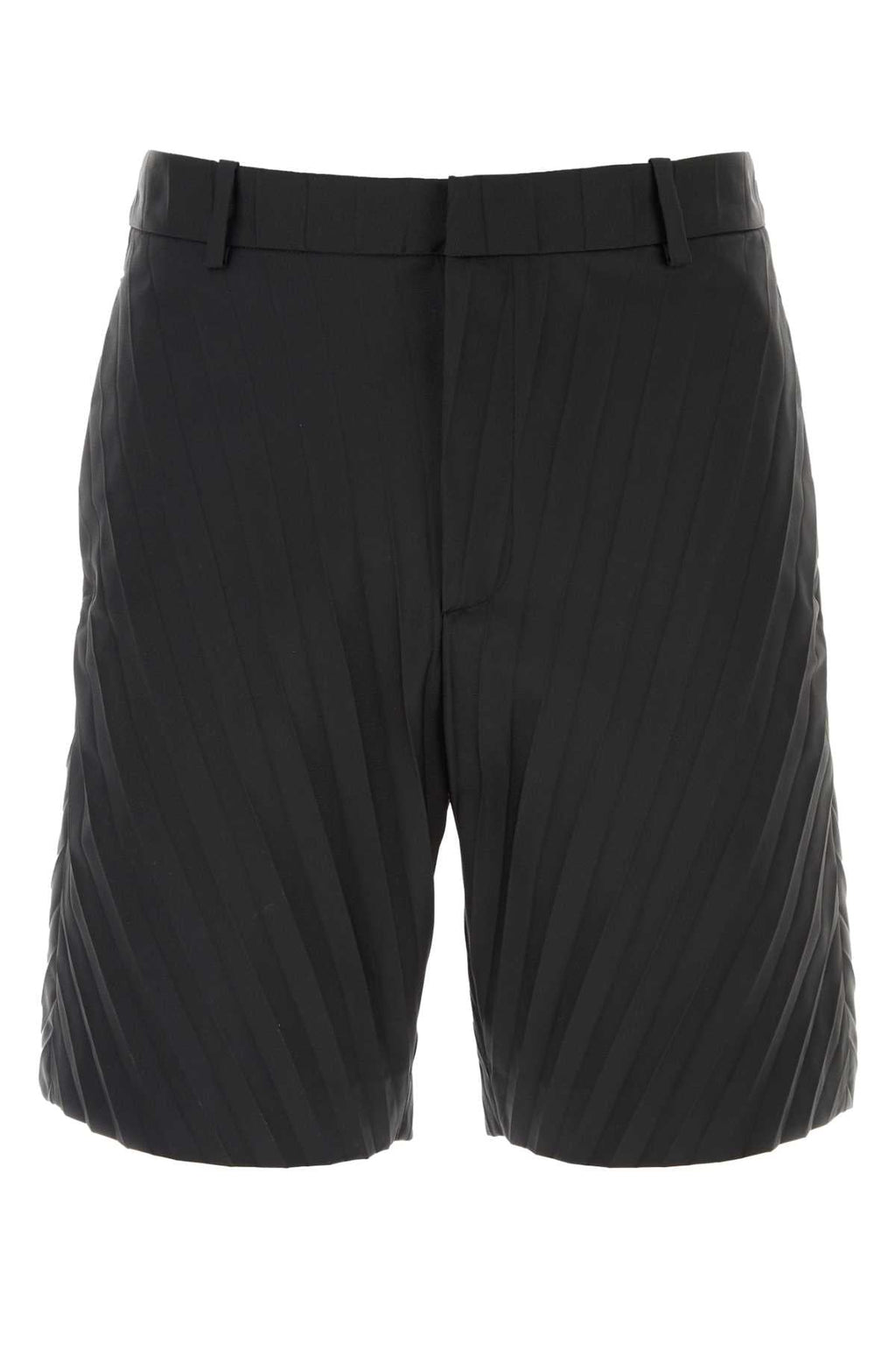 Valentino Garavani Men Black Nylon Bermuda Shorts