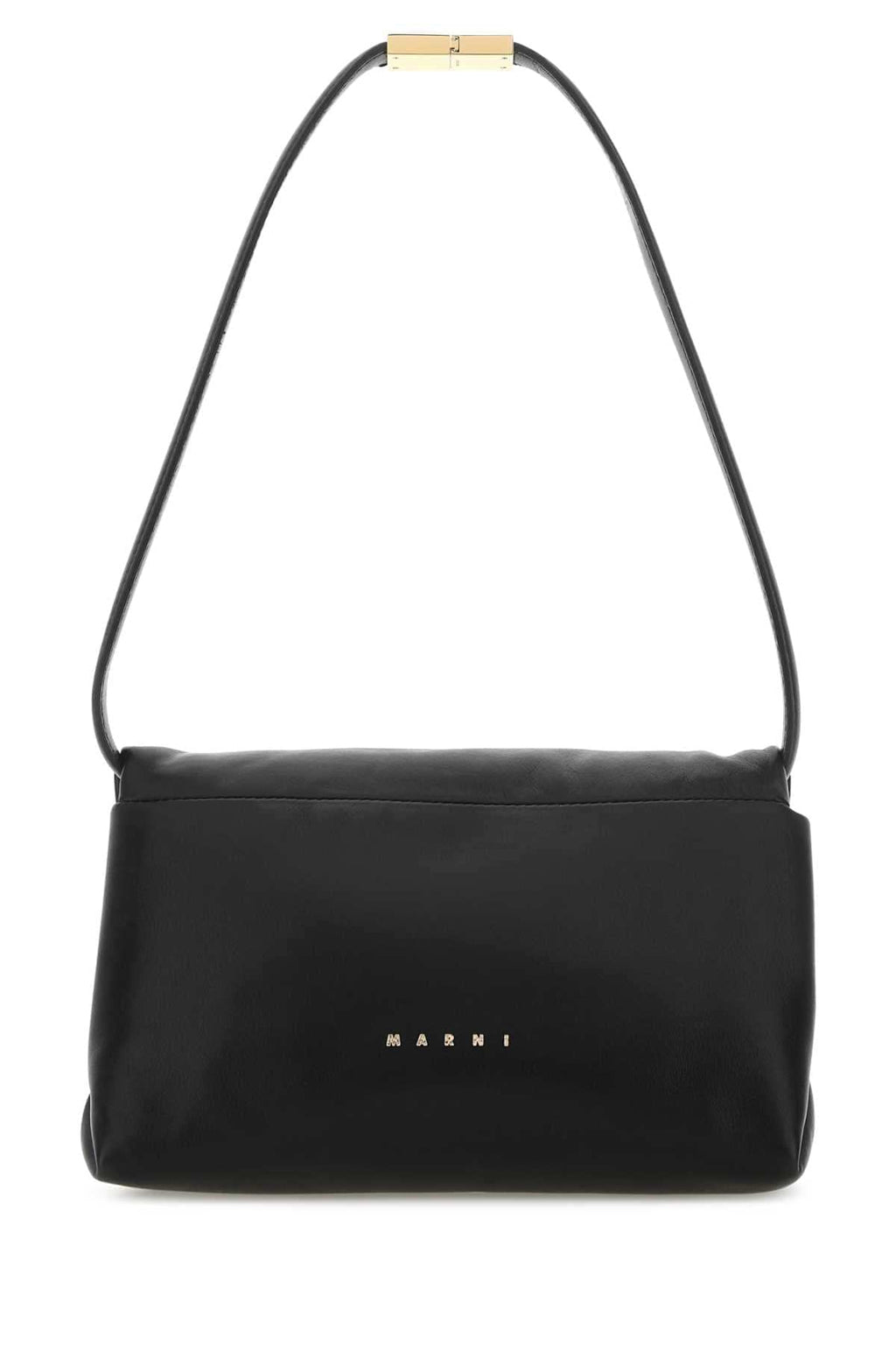 Marni Women Black Leather Prisma Shoulder Bag