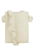 Jil Sander Women Ivory Leather Tangle Shoulder Bag