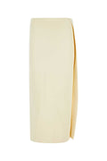 Jil Sander Women Ivory Viscose Blend Skirt