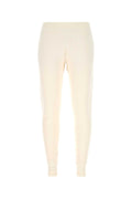 Prada Men Ivory Stretch Cashmere Blend Joggers