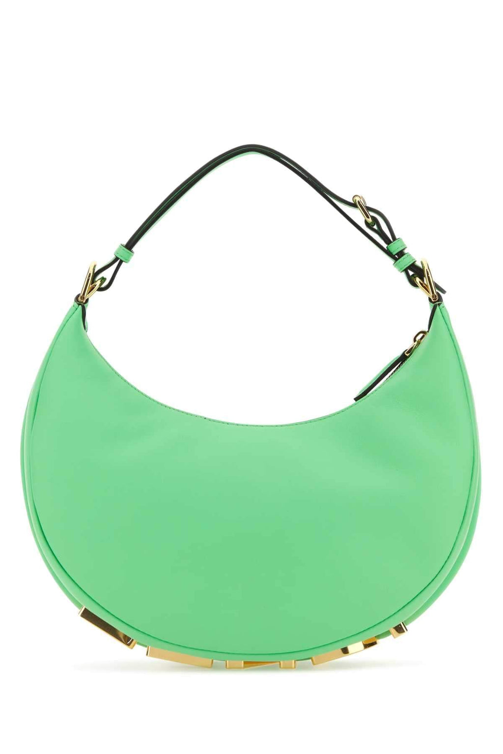 Fendi Women Green Leather Small Fendigraphy Handbag