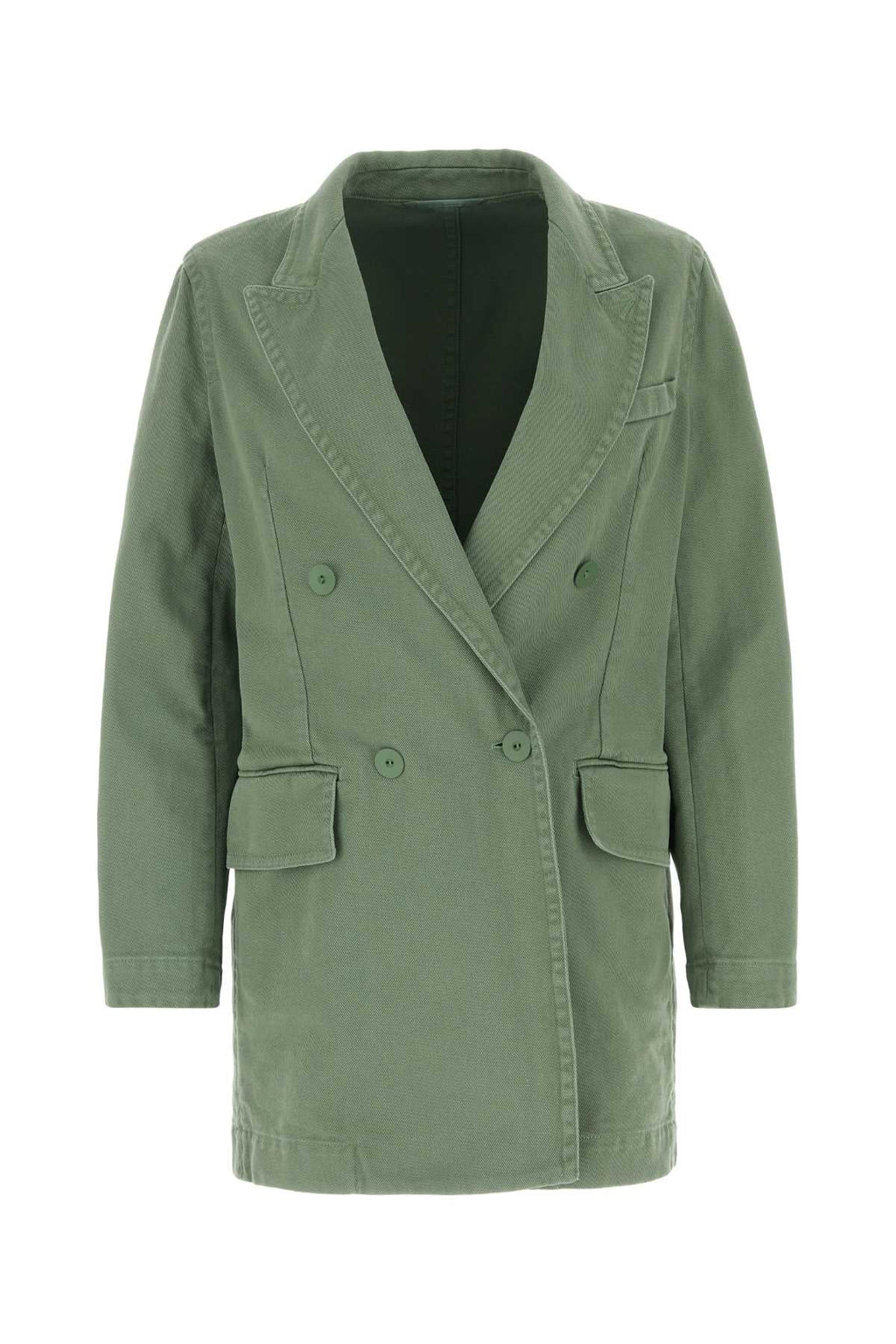 Max Mara Women Sage Green Denim Zenobia Blazerâ